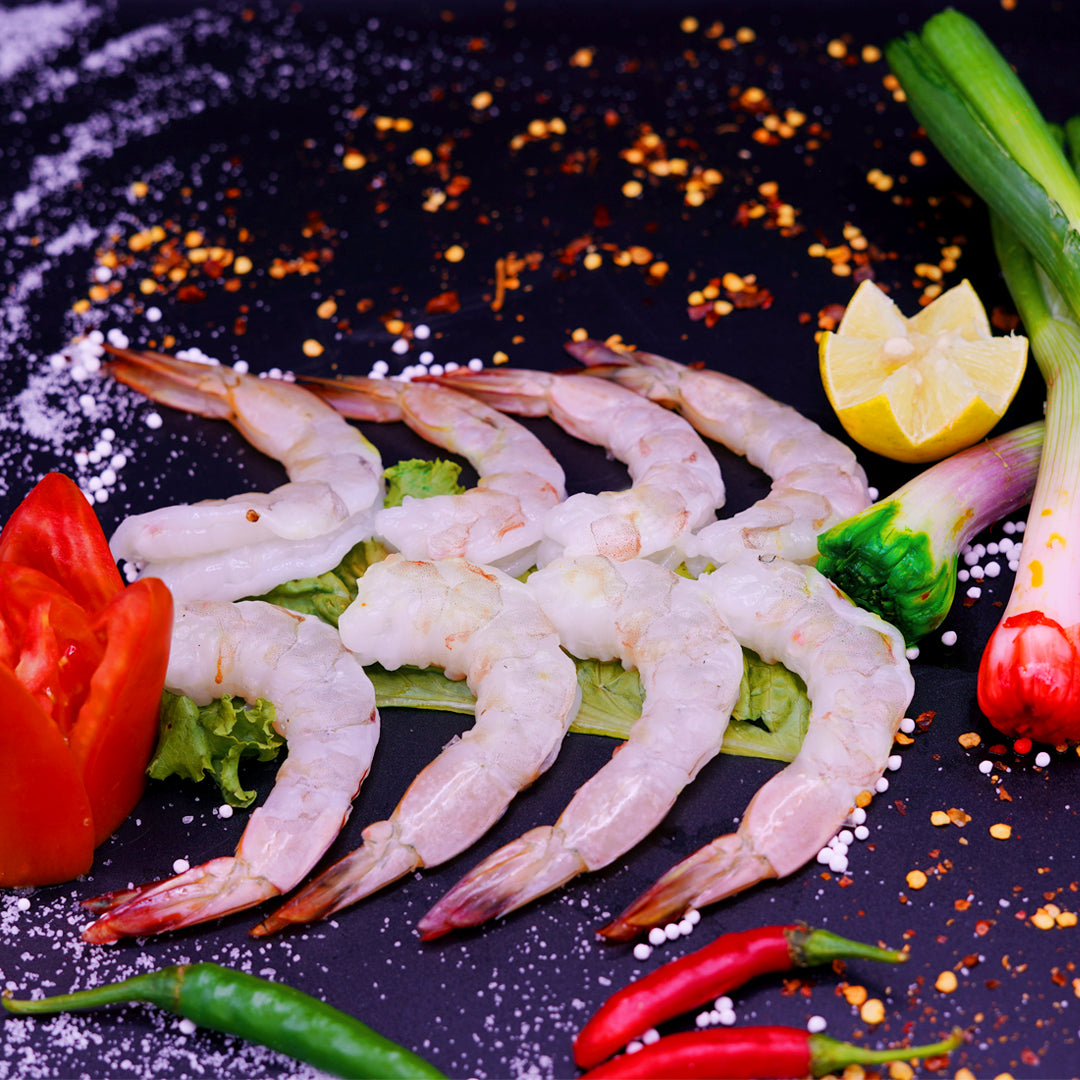 1 KG Jumbo Shrimps Peeled Tail On 21/25 (Frozen)